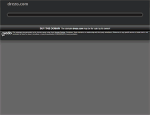 Tablet Screenshot of drezo.com